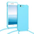 kwmobile Necklace Case Compatible with Apple iPhone 6 / 6S Case - Cover with Lanyard - Silicone Protective Cover
