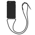 kwmobile Necklace Case compatible with Apple iPhone SE (2022) / iPhone SE (2020) / iPhone 8 / iPhone 7 - Cover with Lanyard - Silicone Protective Case