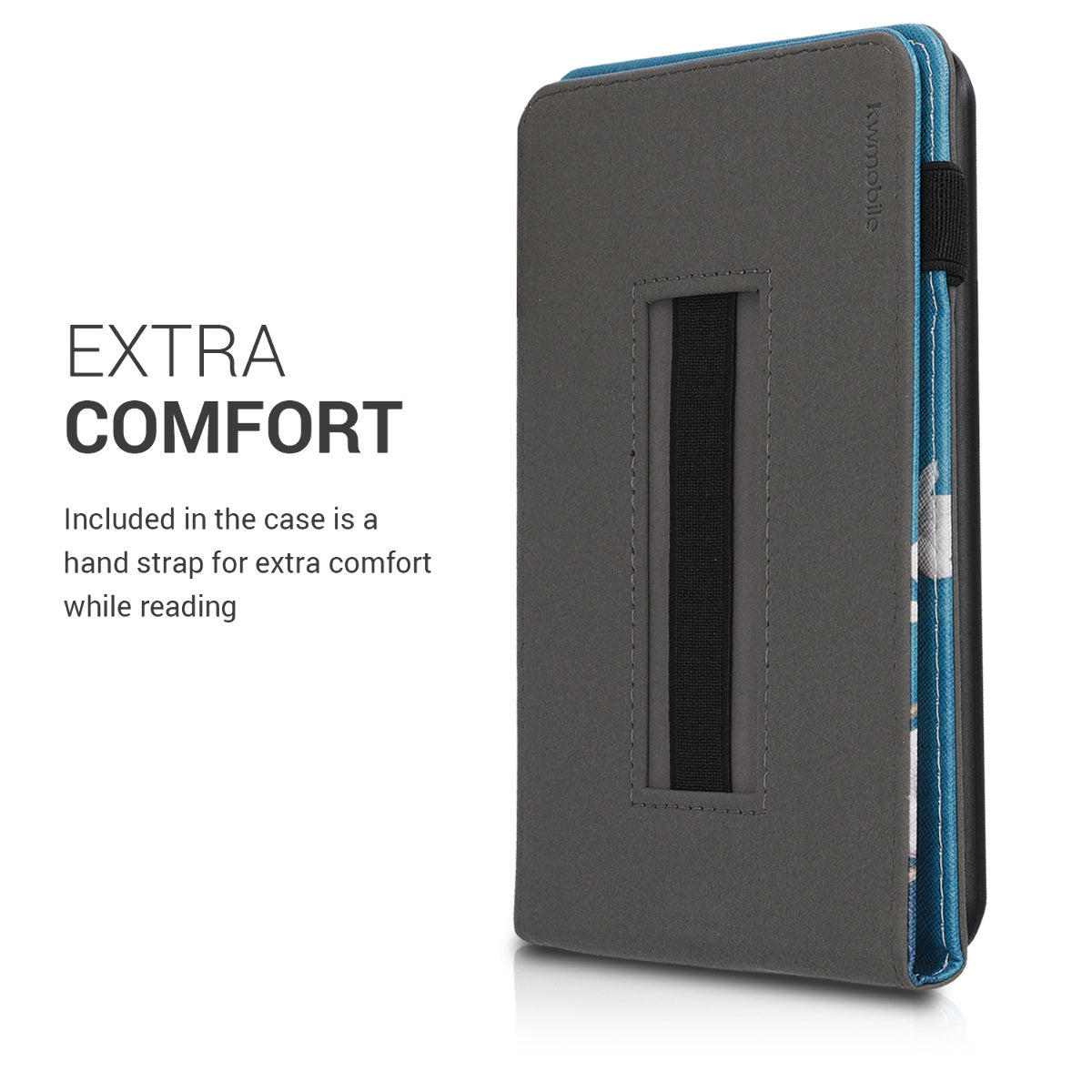 kwmobile Case Compatible with Tolino Shine (2013) Case - Cover with Loop and Stand