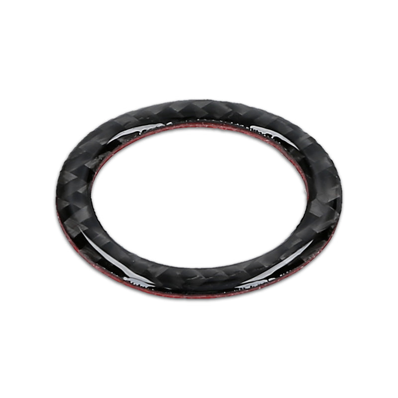 kwmobile Ring Frame for Start/Stop Button Compatible with BMW 3 Series E90/E91/E92/E93 - Flexible and Decorative Ring