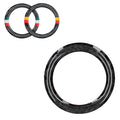 kwmobile Ring Frame for Start/Stop Button Compatible with BMW 3 Series E90/E91/E92/E93 - Flexible and Decorative Ring