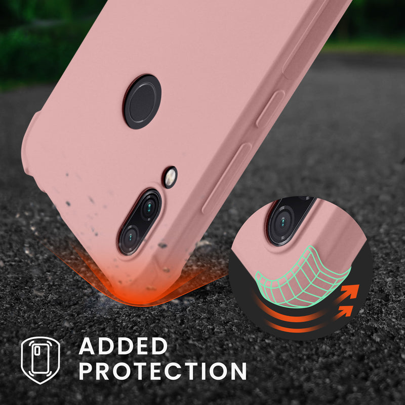 kwmobile Necklace Case compatible with Xiaomi Redmi Note 7 / Note 7 Pro - Cover with Lanyard - Silicone Protective Case