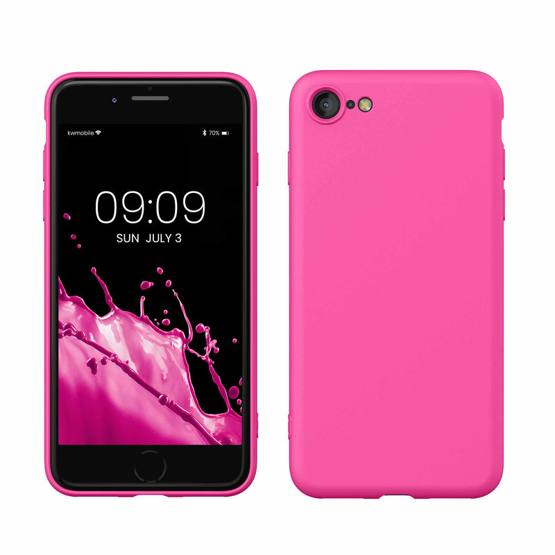 kwmobile Phone Case for iPhone SE 2022 / iPhone SE 2020 / iPhone 8 / iPhone 7, Protective Cover for Wireless Charging - Case
