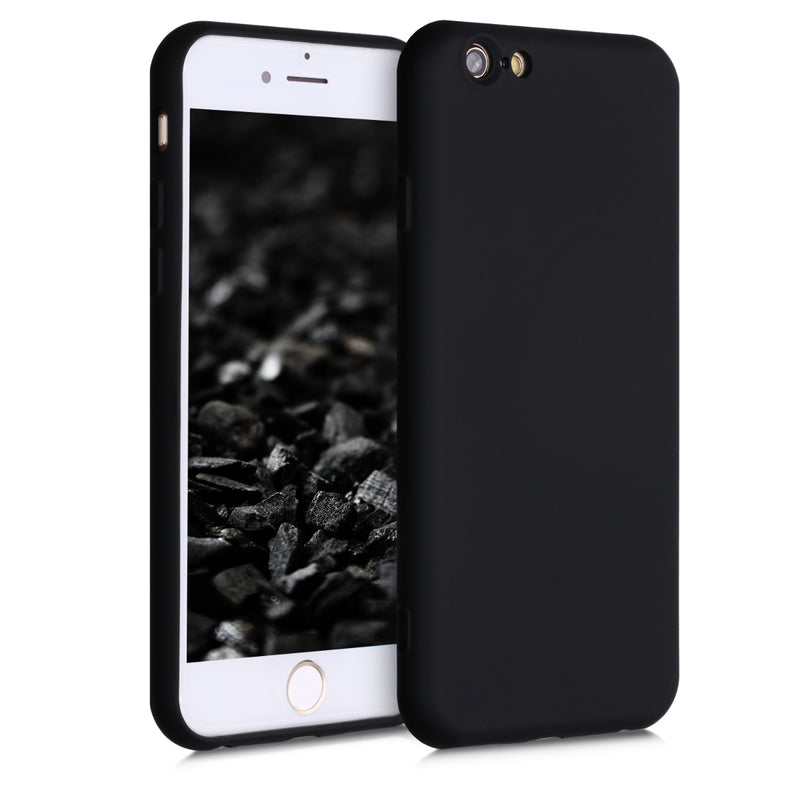 kwmobile Case Compatible with Apple iPhone 6 / 6S - Rubberized Silicone Phone Cover - Protective Case for Wireless Charging - Case