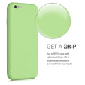 kwmobile Case Compatible with Apple iPhone 6 / 6S - Rubberized Silicone Phone Cover - Protective Case for Wireless Charging - Case