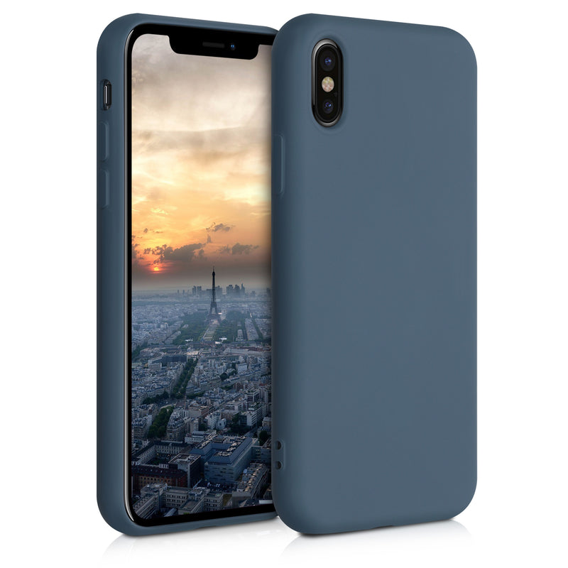 kwmobile Case Compatible with Apple iPhone X Cover Protective Case for Wireless Charging
