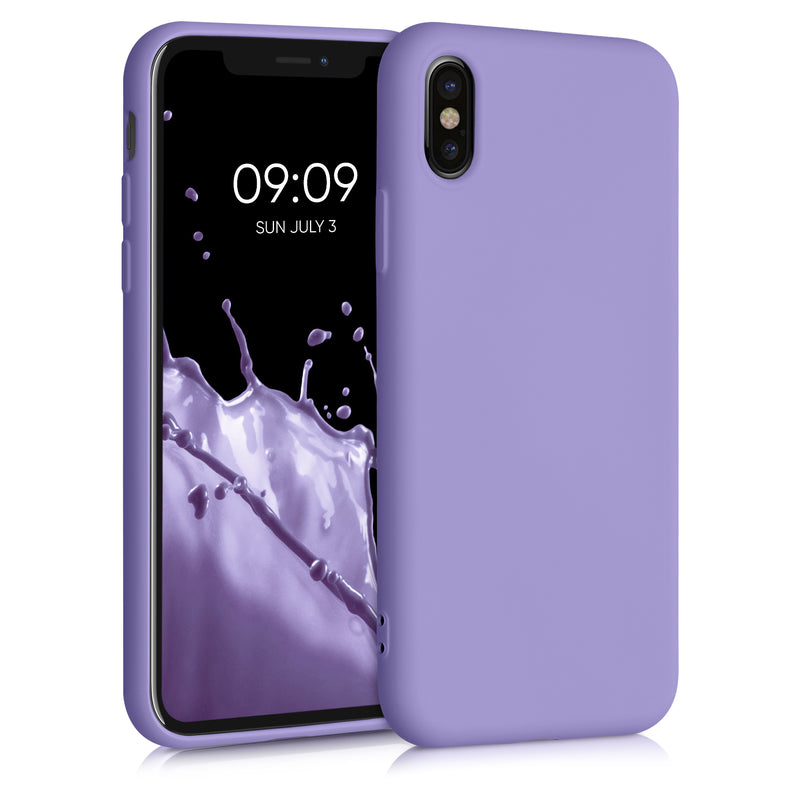 kwmobile Case Compatible with Apple iPhone X Cover Protective Case for Wireless Charging