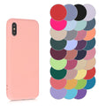 kwmobile Hülle kompatibel mit Apple iPhone X Hülle - gummierte TPU Silikon Handyhülle - Schutzhülle für kabelloses Laden - Case in Neon Pink Neon Pink  