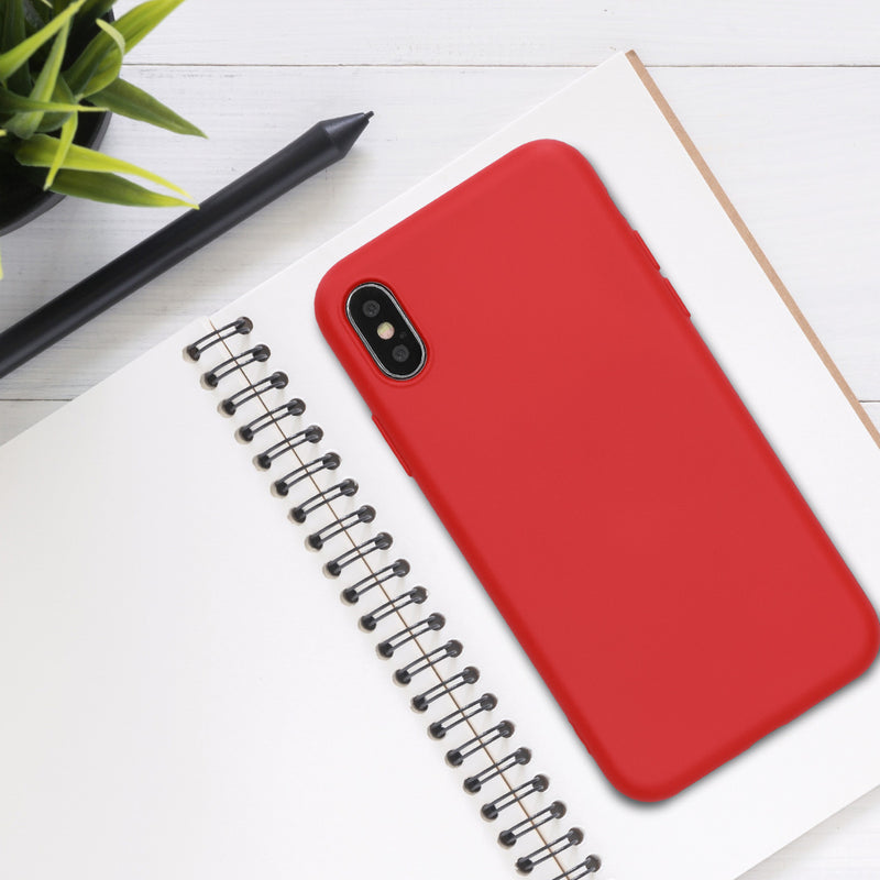 kwmobile Case Compatible with Apple iPhone X Cover Protective Case for Wireless Charging
