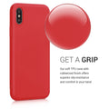 kwmobile Case Compatible with Apple iPhone X Cover Protective Case for Wireless Charging
