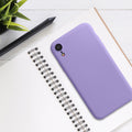kwmobile Case Compatible with Apple iPhone XR - Rubberized Silicone Phone Cover - Wireless Charging Protective Case - Cover