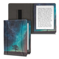 kwmobile Flip Case compatible with Kobo Aura H2O Edition 2 - Front Pocket Hand Strap