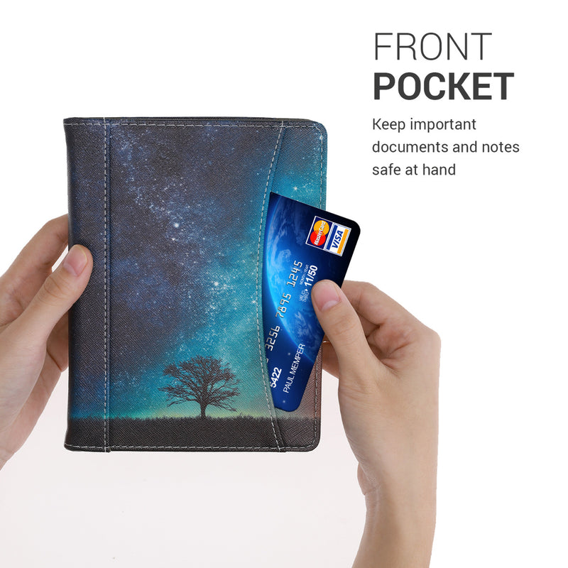 kwmobile Flip Case compatible with Kobo Aura H2O Edition 2 - Front Pocket Hand Strap