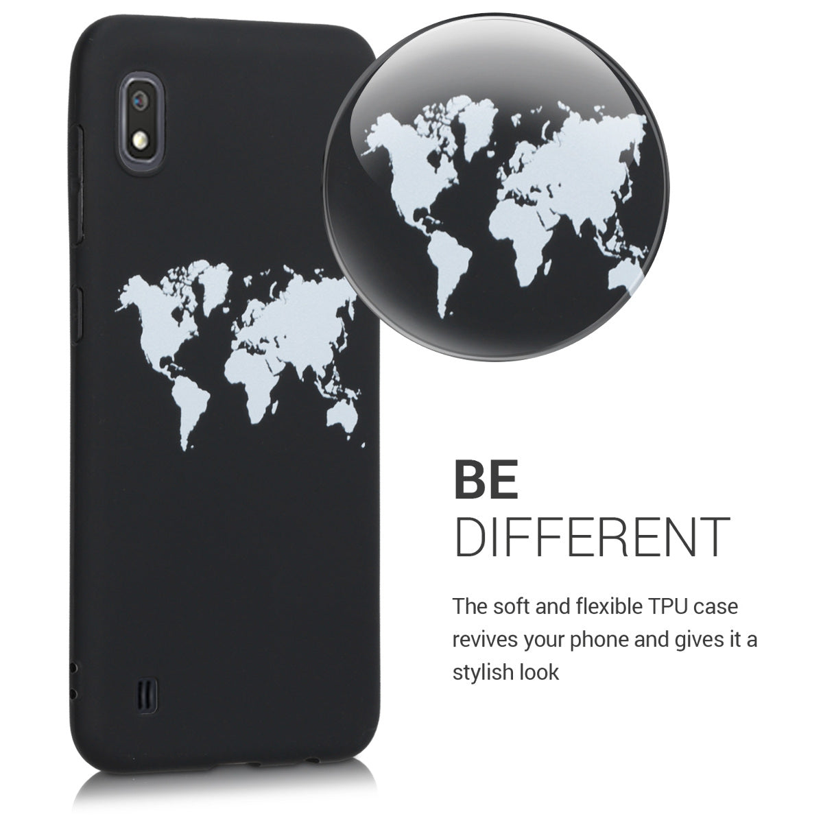 kwmobile Case Compatible with Samsung Galaxy A10 - Silicone Phone Cover