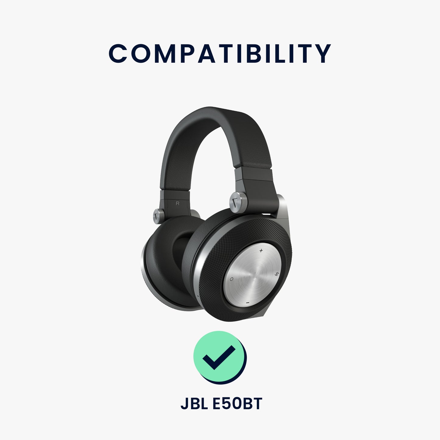 kwmobile Ear Pads for JBL E50BT Headphones Replacement Parts Over-Ear Headphones