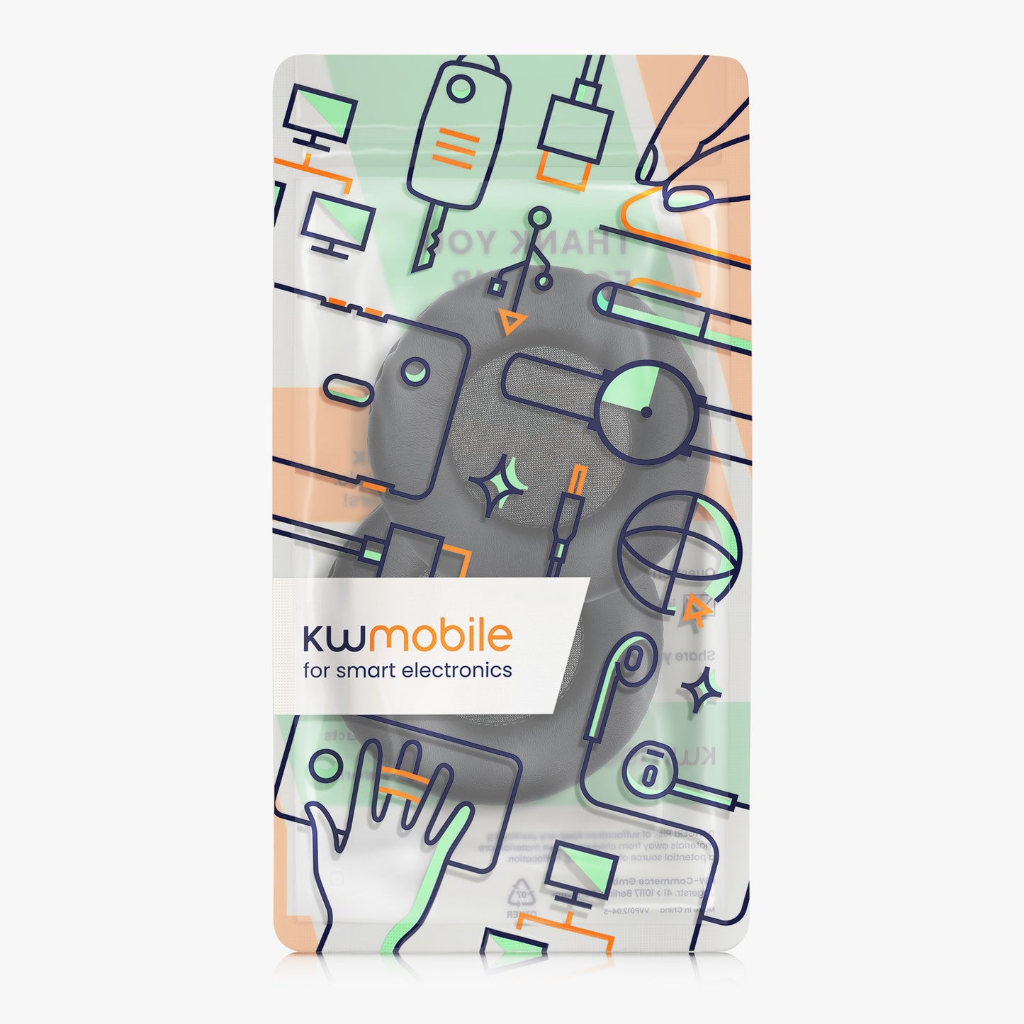 kwmobile Ear Pads for Pioneer HDJ-1000/HDJ-2000/HDJ-1500 Earpads Replacement Headphone Replacement Parts Headphone Replacement Pads Over Ear Headphones