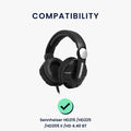 kwmobile Ear Pads for Sennheiser HD215 /HD225 /HD205 II /HD 4.40 BT Ear Cushions Replacement Ear Pads Headphone Spare Parts Headphone Replacement Pads Over Ear Headphones