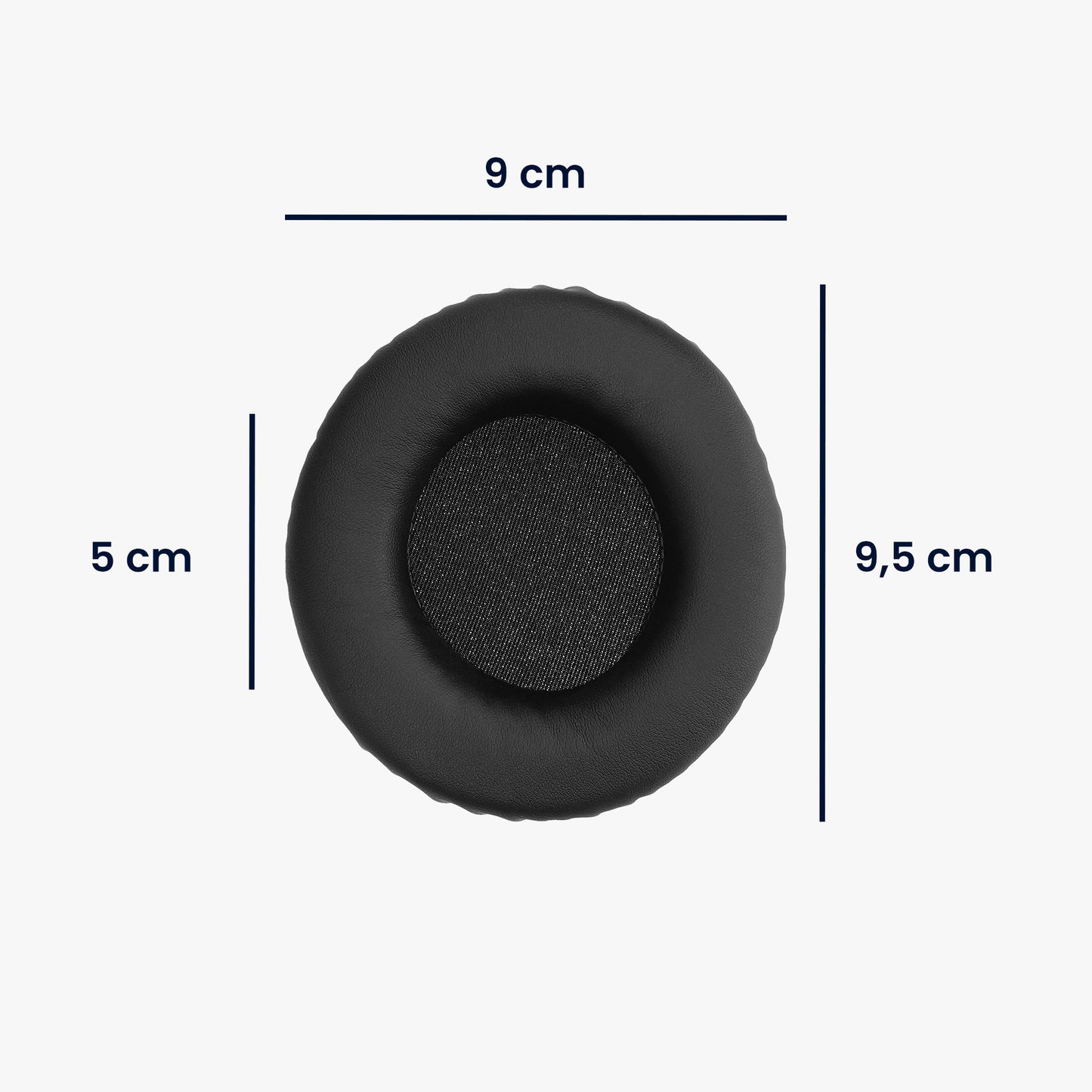 kwmobile Ear Pads for Sennheiser HD215 /HD225 /HD205 II /HD 4.40 BT Ear Cushions Replacement Ear Pads Headphone Spare Parts Headphone Replacement Pads Over Ear Headphones