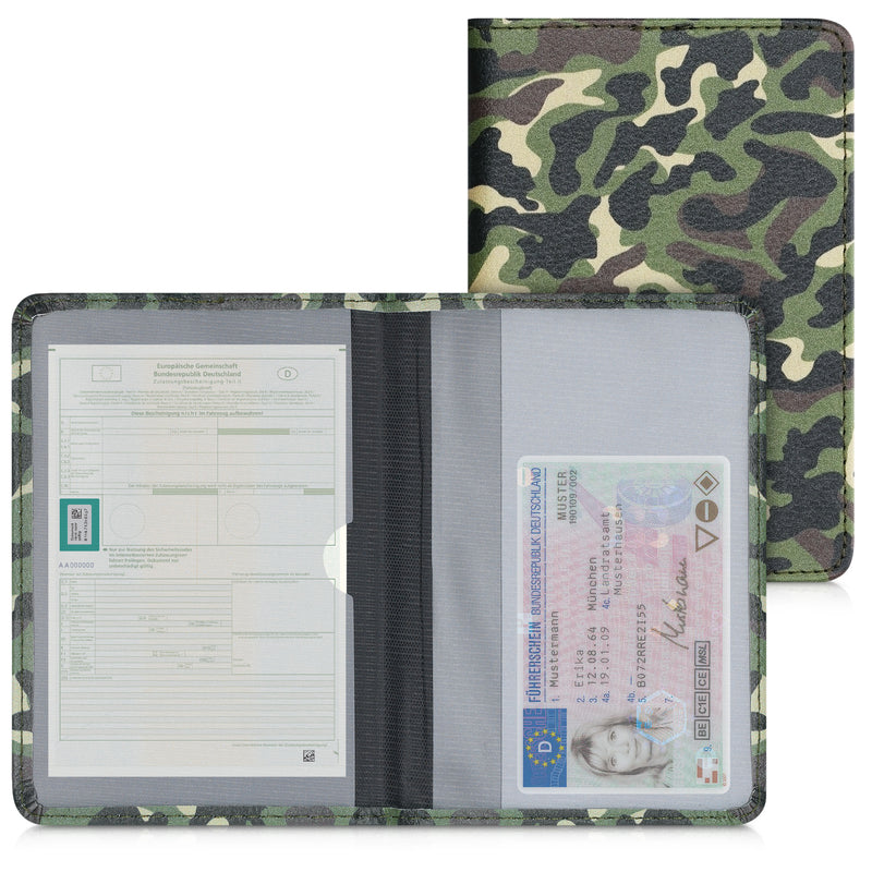 kwmobile Vehicle Registration Holder with Card Slots