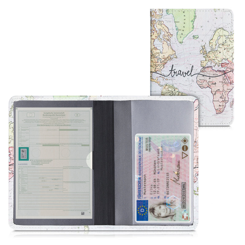 kwmobile Vehicle Registration Holder with Card Slots