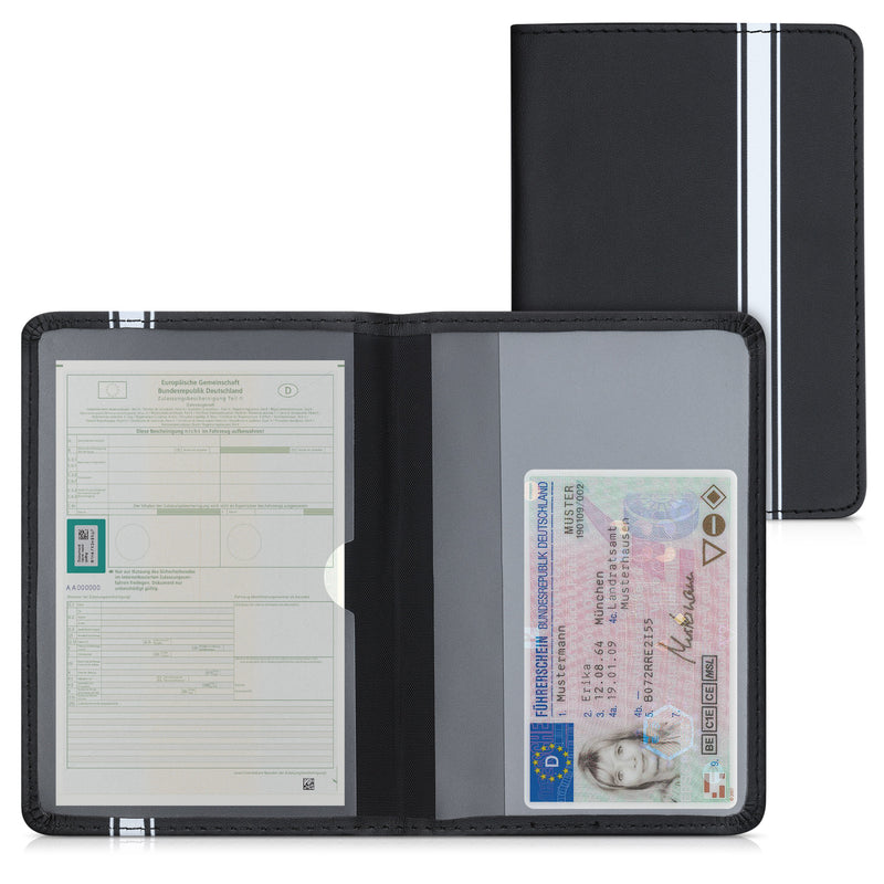kwmobile Vehicle Registration Holder with Card Slots