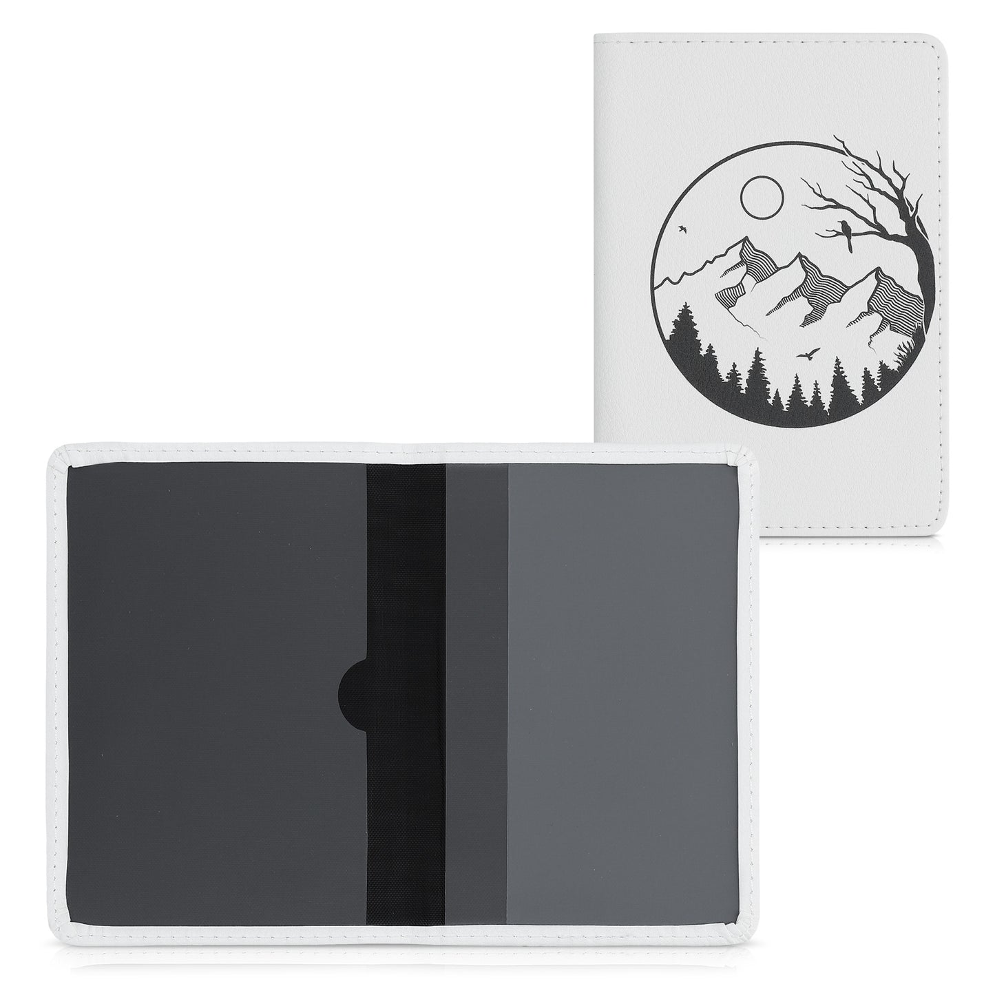 kwmobile Vehicle Registration Holder with Card Slots