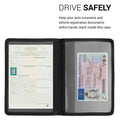 kwmobile Vehicle Registration Holder with Card Slots