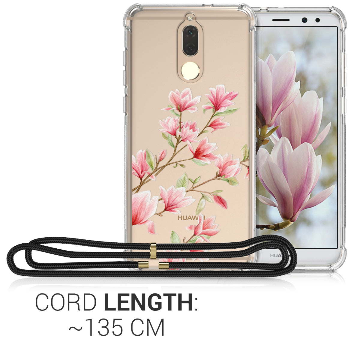 kwmobile Necklace Case compatible with Huawei Mate 10 Lite Case