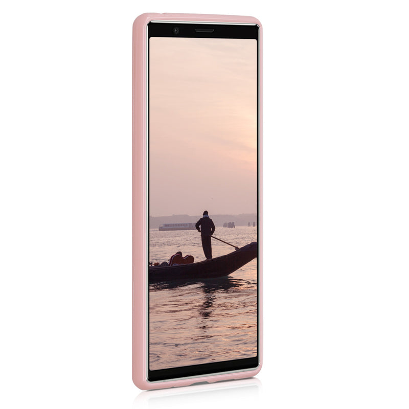 kwmobile Phone Case for Sony Xperia 5 - Wireless Charging - Protective Cover