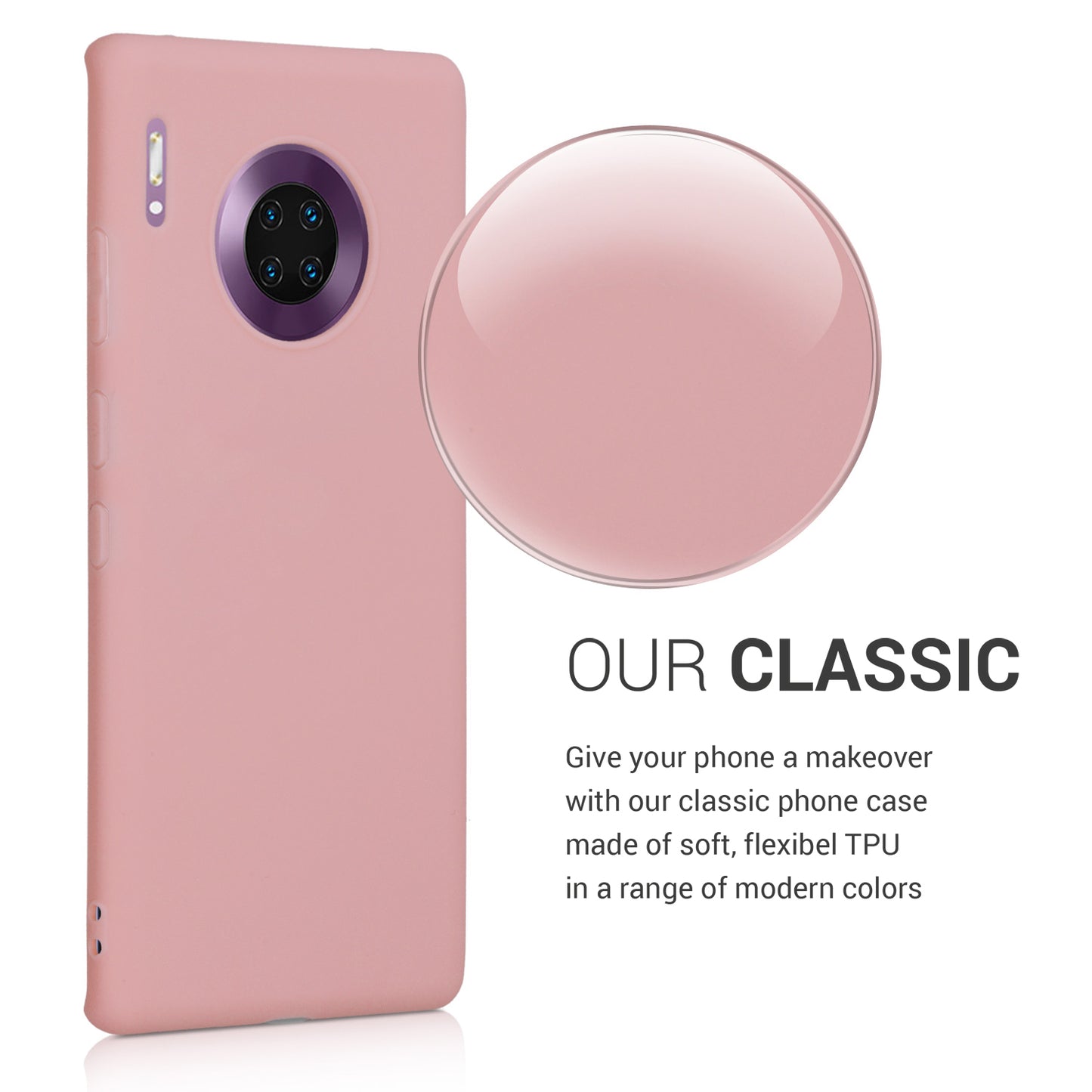 kwmobile Phone Case for Sony Xperia 5 - Wireless Charging - Protective Cover