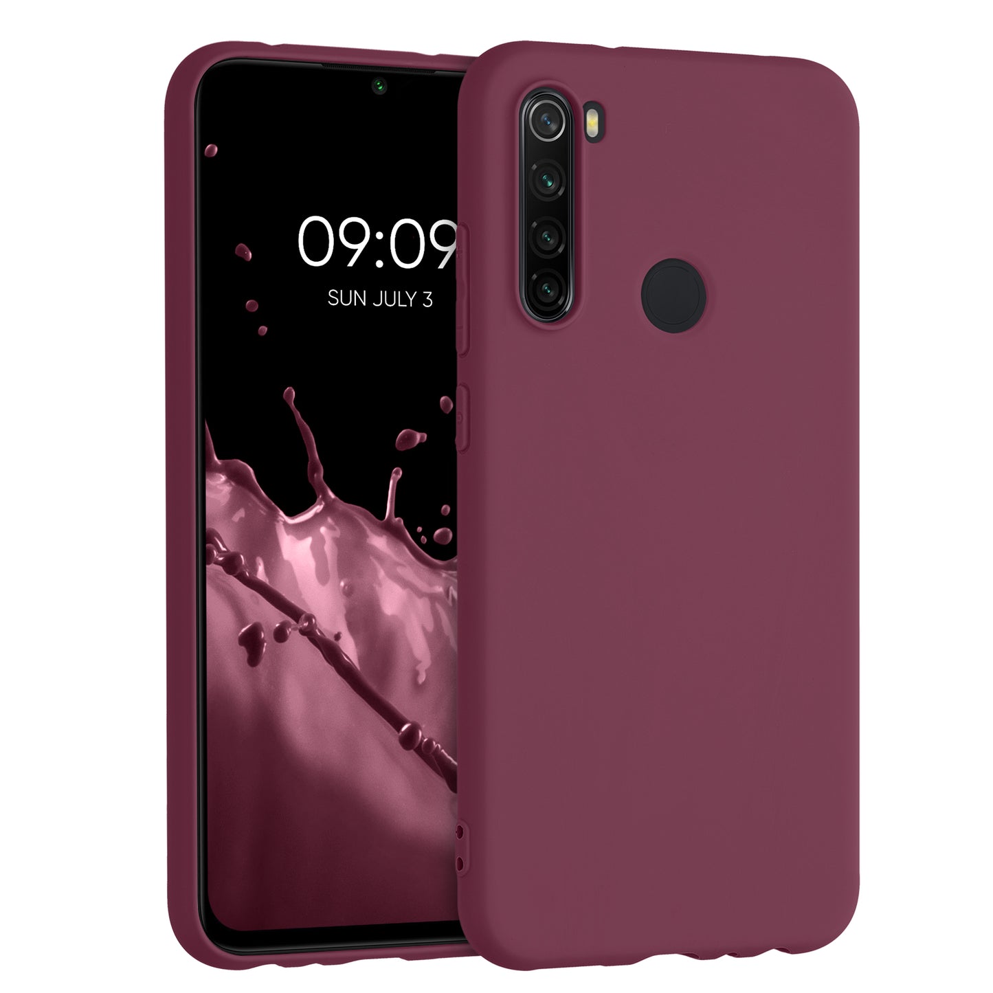 kwmobile Phone Case for Xiaomi Redmi Note 8 (2019 / 2021) Case - Wireless Charging - Protective Cover