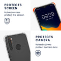 kwmobile Necklace Case compatible with Xiaomi Redmi Note 8 Silicone Cover with Lanyard Transparent