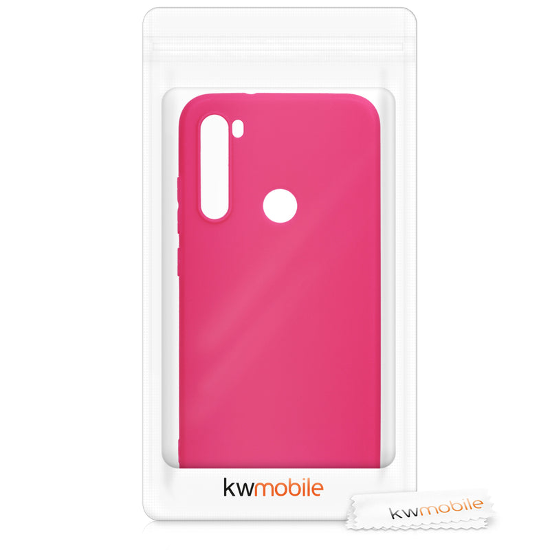 kwmobile Phone Case for Xiaomi Redmi Note 8 (2019 / 2021) Case - Wireless Charging - Protective Cover