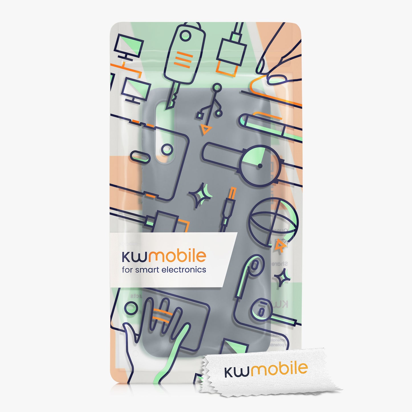 kwmobile Samsung Galaxy A30s Case - Wireless Charging - Protective Cover