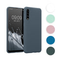 kwmobile Hülle kompatibel mit Samsung Galaxy A30s Hülle - weiches TPU Silikon Case - Cover geeignet für kabelloses Laden - Petrol matt Petrol matt  