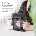 kwmobile Case Compatible with Tolino Shine 3 Flip Case with Hand Strap Cover