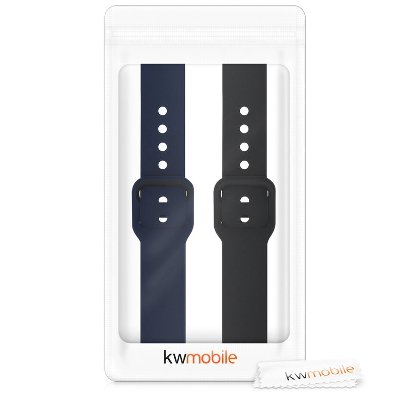 kwmobile Watch Strap for Samsung Galaxy Fit (SM-R370) Wristband Fitness Tracker Band Set Replacement Strap Smartwatch