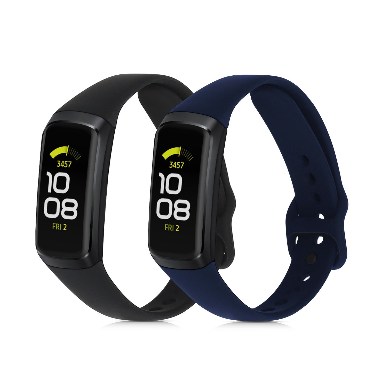 kwmobile Watch Strap for Samsung Galaxy Fit (SM-R370) Wristband Fitness Tracker Band Set Replacement Strap Smartwatch
