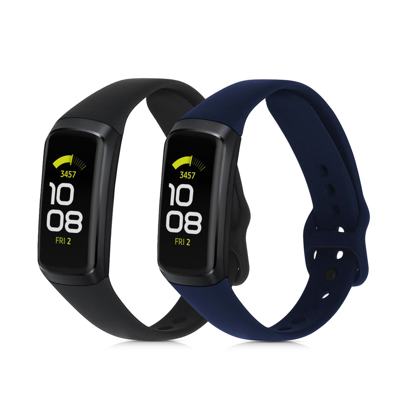 kwmobile Watch Strap for Samsung Galaxy Fit (SM-R370) Wristband Fitness Tracker Band Set Replacement Strap Smartwatch