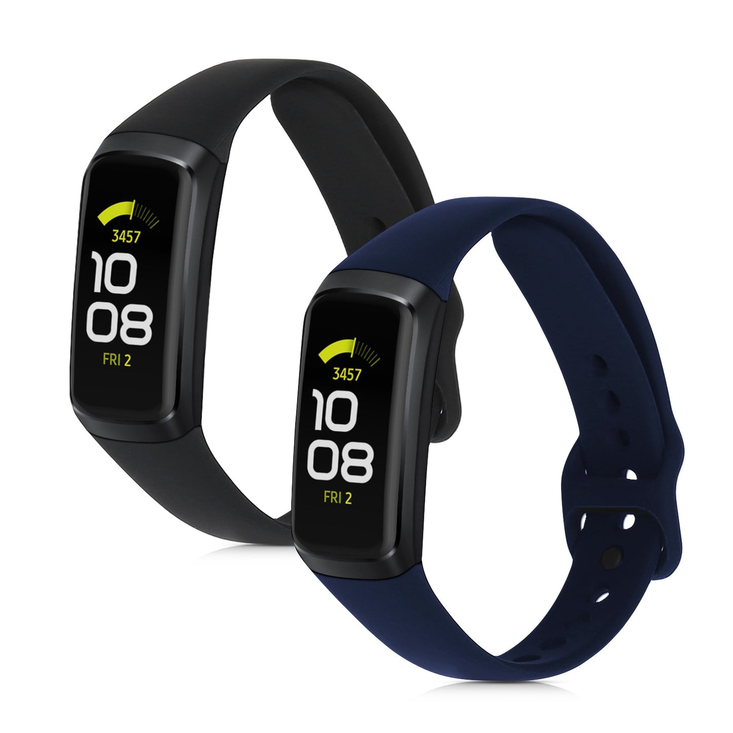 kwmobile Watch Strap for Samsung Galaxy Fit (SM-R370) Wristband Fitness Tracker Band Set Replacement Strap Smartwatch