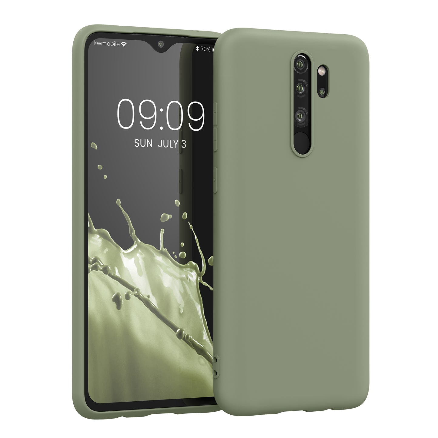 kwmobile Phone Case for Xiaomi Redmi Note 8 Pro - Wireless Charging - Protective Cover