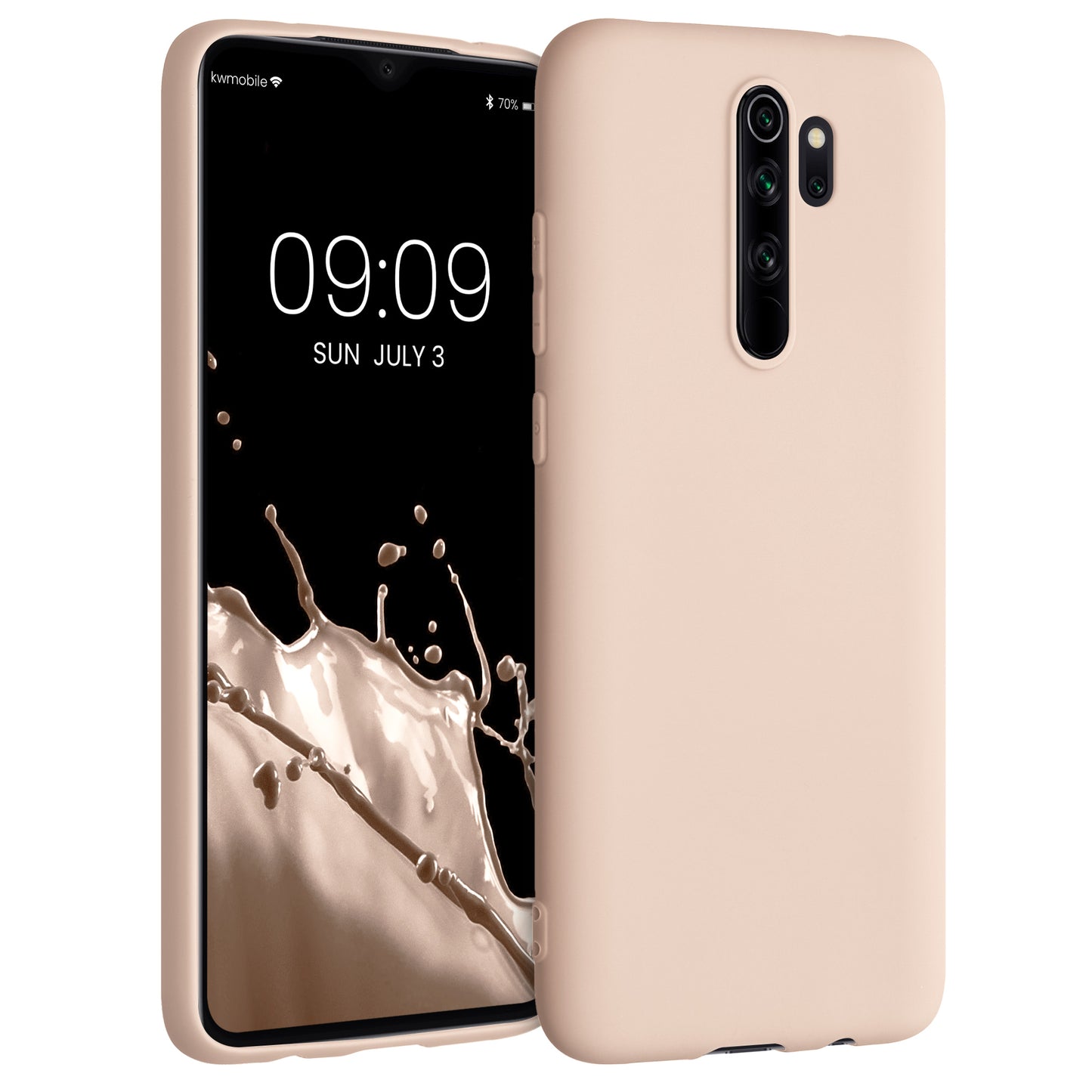kwmobile Phone Case for Xiaomi Redmi Note 8 Pro - Wireless Charging - Protective Cover