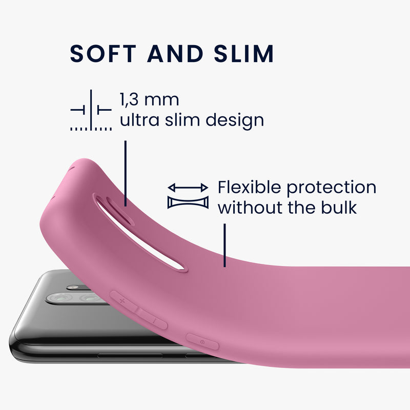 kwmobile Phone Case for Xiaomi Redmi Note 8 Pro - Wireless Charging - Protective Cover