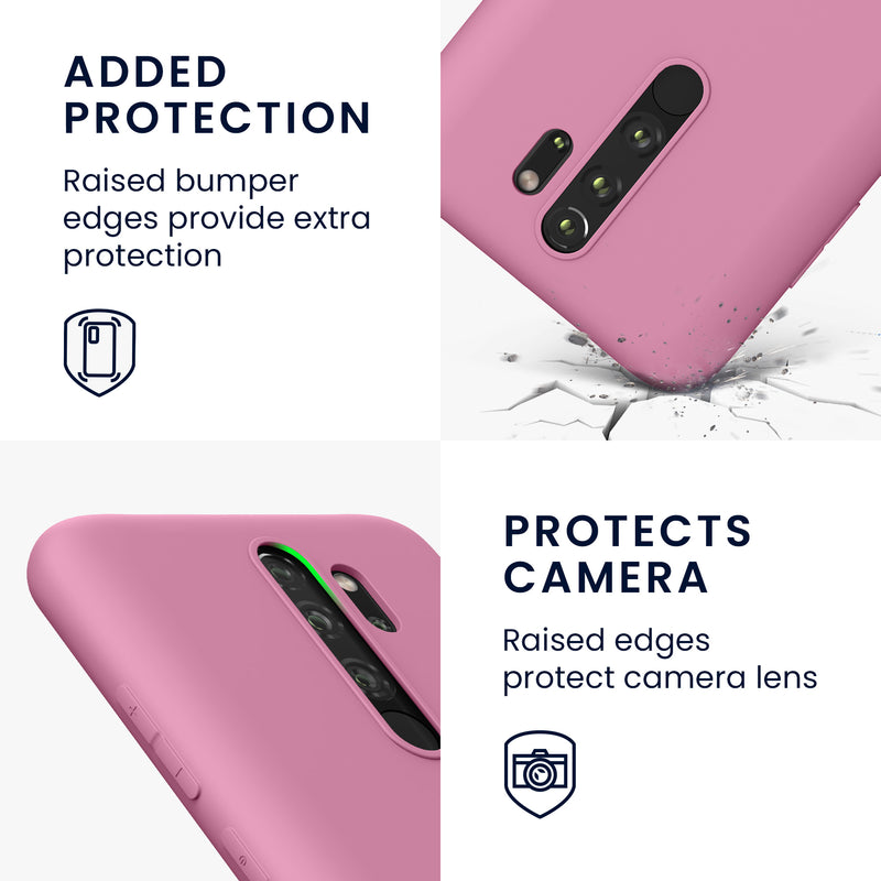 kwmobile Phone Case for Xiaomi Redmi Note 8 Pro - Wireless Charging - Protective Cover