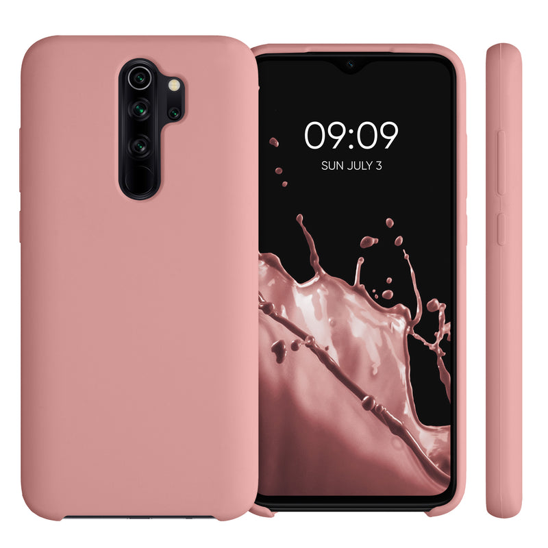 kwmobile Phone Case for Xiaomi Redmi Note 8 Pro Case - Silicone - Wireless Charging - Protective Cover