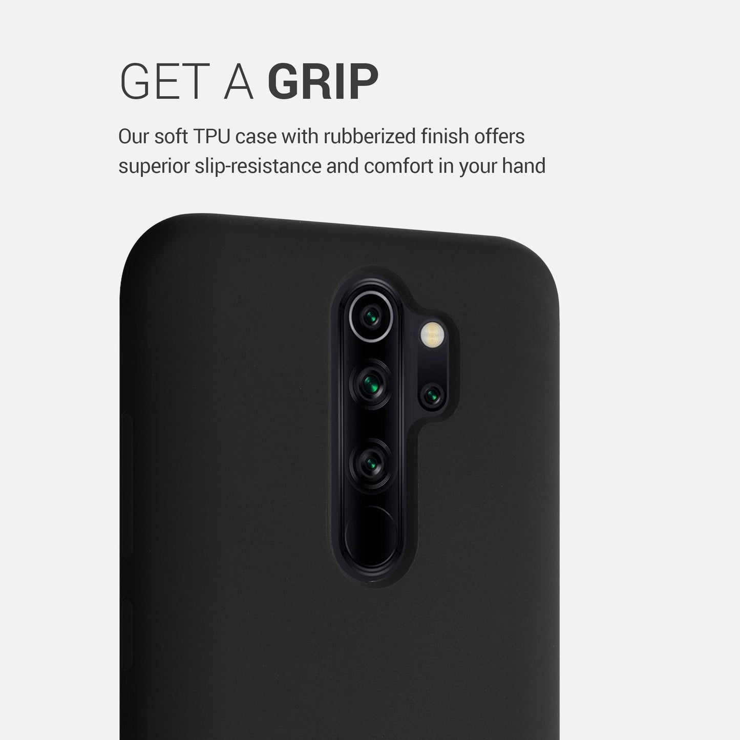 kwmobile Phone Case for Xiaomi Redmi Note 8 Pro Case - Silicone - Wireless Charging - Protective Cover