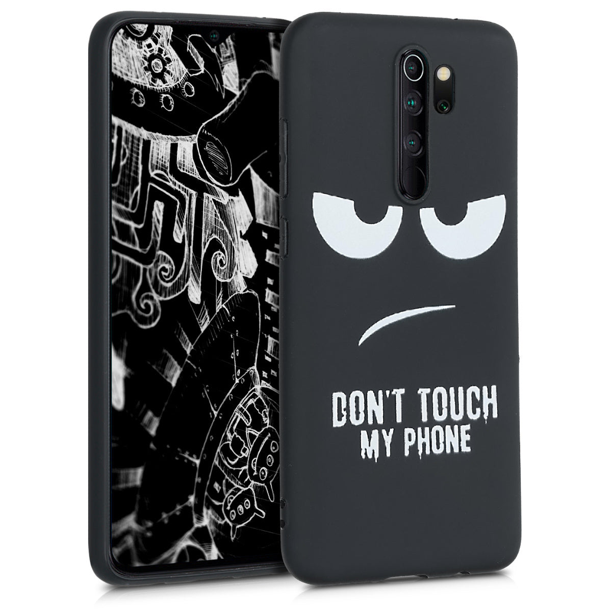 kwmobile Case Compatible with Xiaomi Redmi Note 8 Pro - Silicone Phone Case