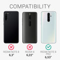 kwmobile Case Compatible with Xiaomi Redmi Note 8 Pro - Silicone Phone Case