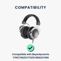 kwmobile Ear Pads for Beyerdynamic T70P/T90/DT770/DT880/DT990 Earpads Replacement Ear Cushions Headphone Replacement Parts Headphone Replacement Pads Over Ear Headphones