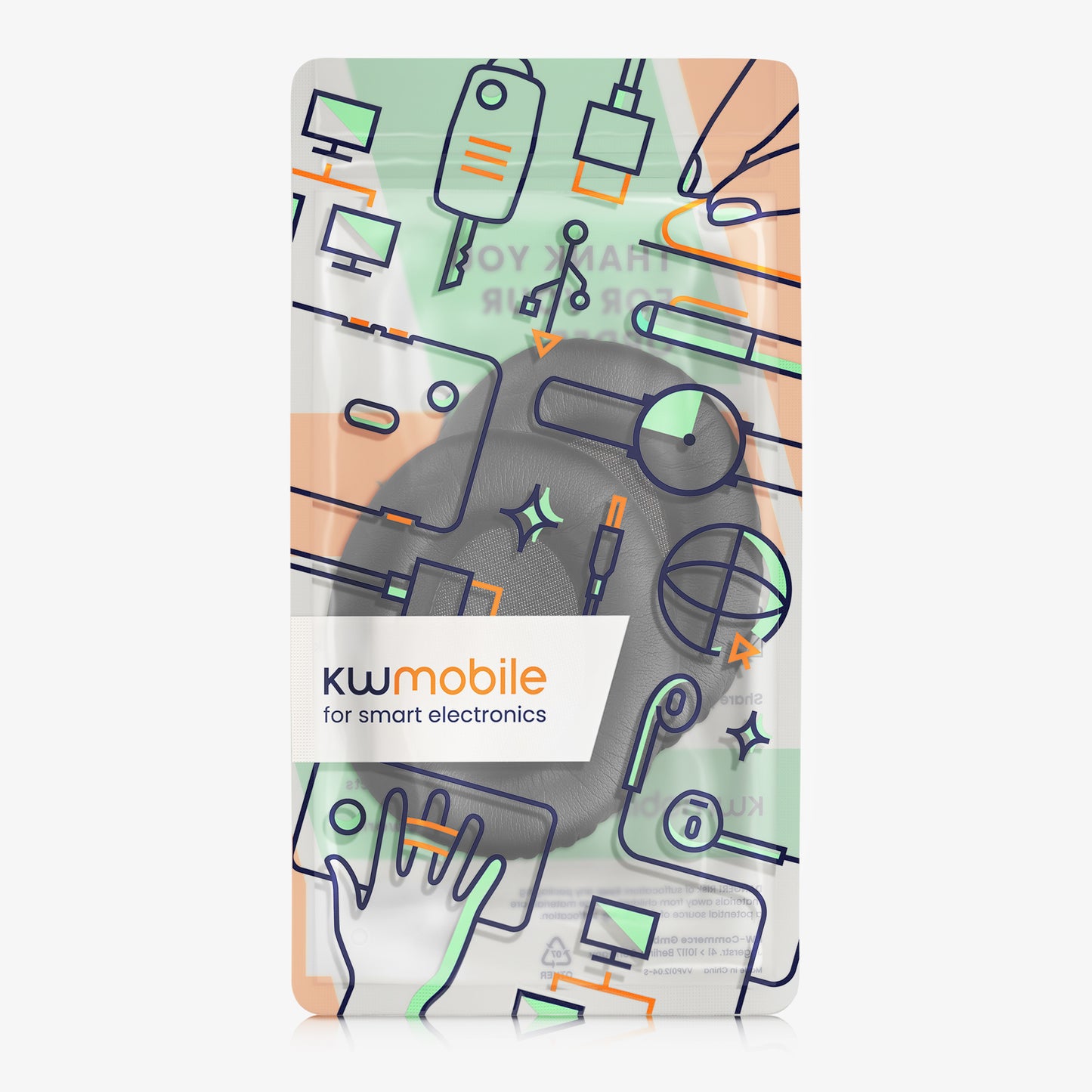 kwmobile Ear Pads for Philips Fidelio Ear Cushions Replacement Headphone Spare Parts Headphone Replacement Pads Over Ear Headphones